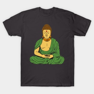 Peaceful Buddhist Monk T-Shirt